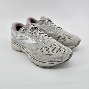 Brooks Ghost 15 Womens Running Shoe Comfort Gray Sz 8 D